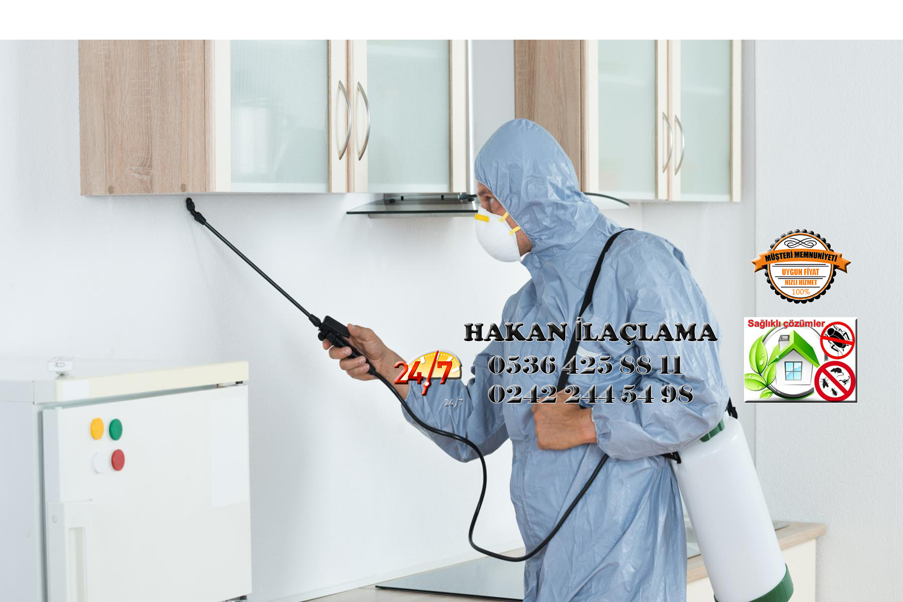 KONYAALTI   İLAÇLAMA - HAKAN BÖCEK İLAÇLAMA İLAÇLAMA -ANTALYA İLAÇLAMA